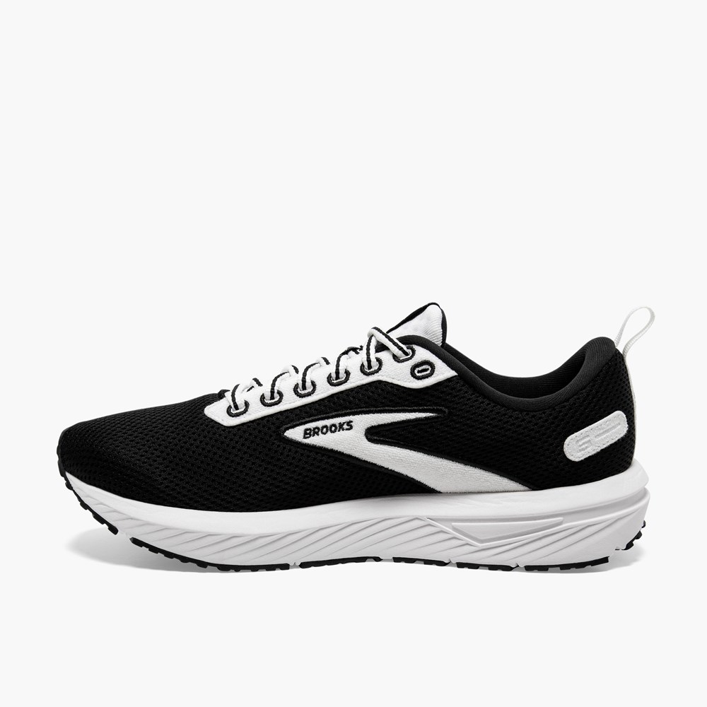 Chaussures Running Route Brooks Revel 6 Blanche Noir Femme | MUW-7401223